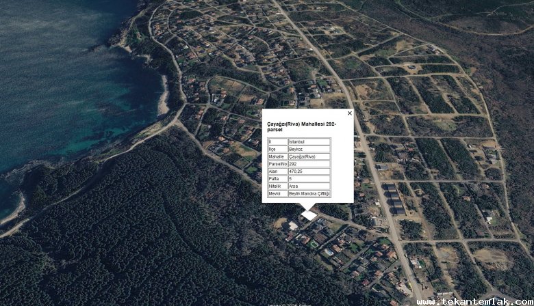 RİVA'DA 470m² YEŞİL ALANA BİTİŞİK ÖZEL KONUMLU KÖŞE ARSA