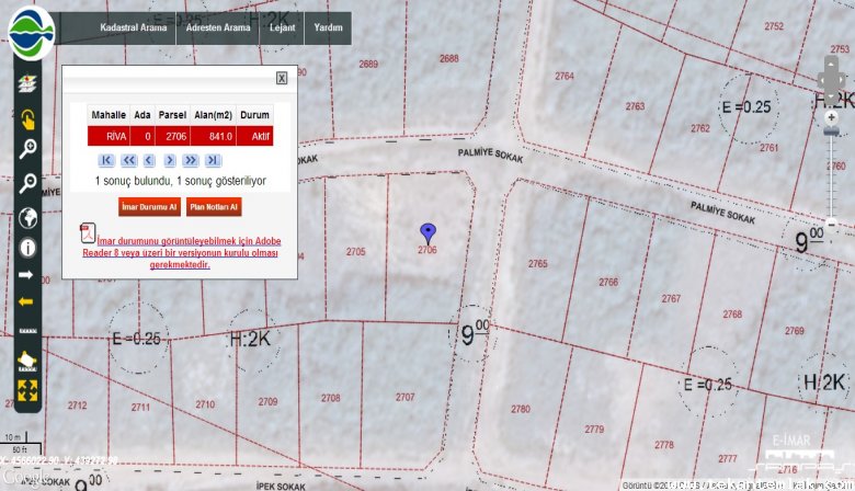 RİVADA DENİZ MANZARALI 841 m² ARSA | 473 m² VİLLA POTANSİYELİ
