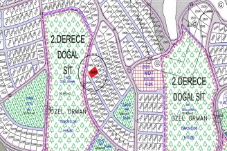 RİVA'DA 694 m² DENİZ VE ORMAN MANZARALI İMARLI ARSA