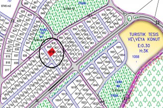 RİVA 1. BÖLGEDE DENİZE YAKIN İMARLI ARSA 816